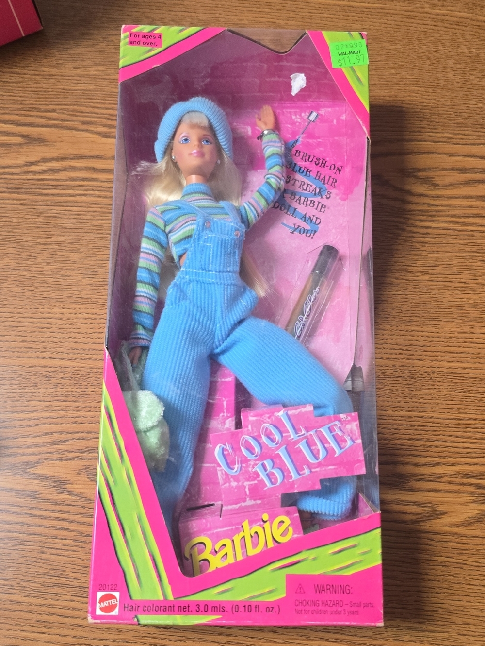 1997 Mattel "Cool Blue" Barbie Poseable doll (#20122) NEW in the box